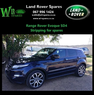 Land Rover used spares - Range Rover Evoque SD4 breaking for parts