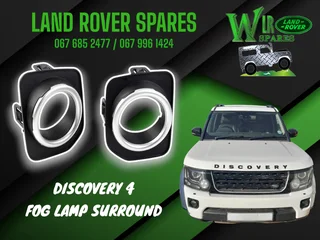 Land Rover Spares - Discovery 4 front bumper fog lamp covers