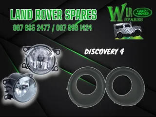 Land Rover spares - Discovery 4 pre-facelift fog lamp surround and fog lamps for sale