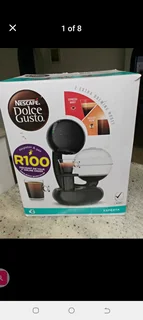 Nescafe Gusto coffee machine works with pods