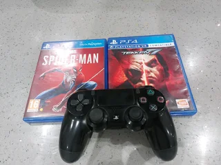 Spiderman and Tekken 7 ps4 disc