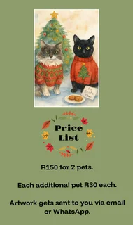 Digital pet portraits