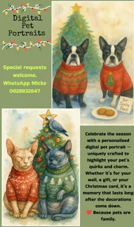 Digital pet portraits