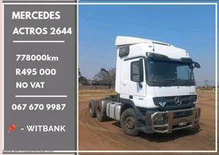 2015 - Mercedes Benz Actros 2644 6x4 Truck now on sale  - Excellent condition