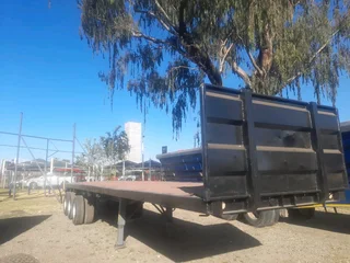 2007 - Burg Tri Axle Flat Deck Trailer now on sale , 13 meters