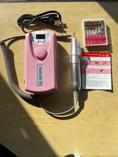 Portable pink Nail file drill 35000RPM
