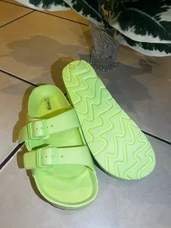 Mr Price Jesus sandals Lime green Brand new Women’s size 6