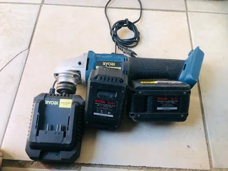 Cordless Ryobi Angle Grinder