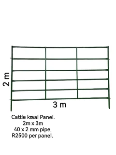 Cattle kraal panels for sale