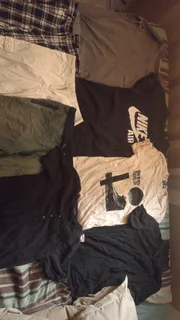 Mens clothing, small to medium