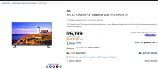 JVC 43 inch smart TV