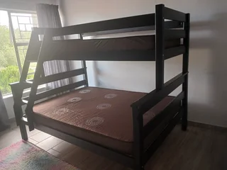 Double and single bunk beds