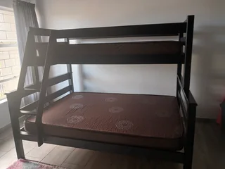 Double and single bunk beds