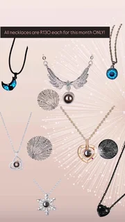 Projection necklace (" I LOVE YOU" in 100 different languages)