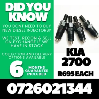 Kia 2700 diesel injectors for sale