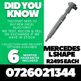 Mercedes L shape diesel injectors for sale