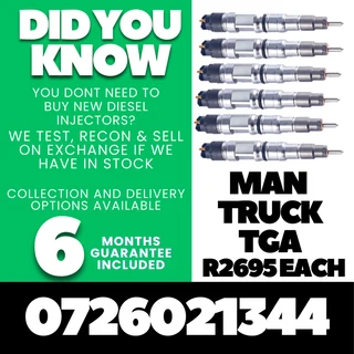 MAN Truck TGA diesel injectors for sale