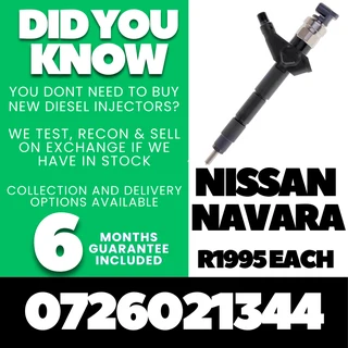 Nissan Navara diesel injectors for sale