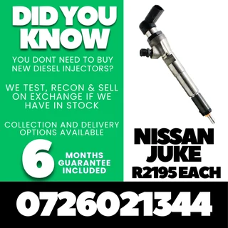 Nissan Juke diesel injectors for sale