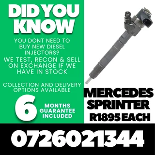Mercedes Sprinter diesel injectors for sale
