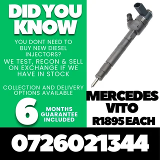 Mercedes Vito diesel injectors for sale