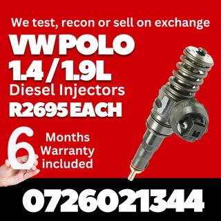 VW POLO 1.4 / 1.9L Diesel Injectors for sale