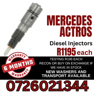 Mercedes Actros diesel injectors for sale