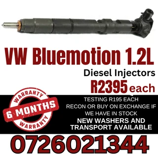 VW Bluemotion 1.2L diesel injectors for sale