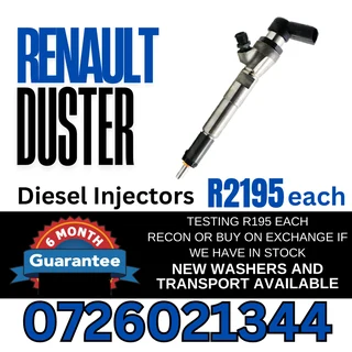 Renault Duster diesel injectors for sale