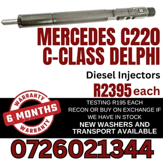 Mercedes C220 C-Class diesel injectors for sale