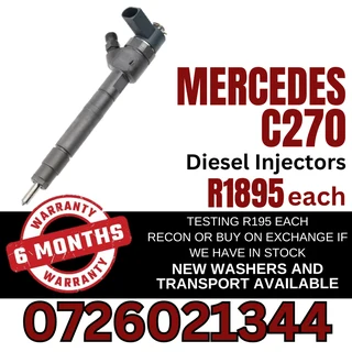 Mercedes C270 diesel injectors for sale