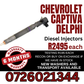 Chevrolet Captiva diesel injectors for sale