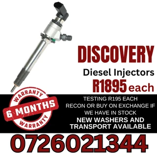 Discovery diesel injectors for sale