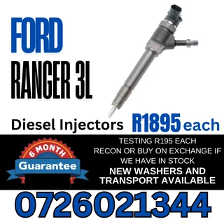 Ford Ranger 3L diesel injectors for sale