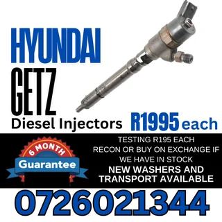 Hyundai Getz diesel injectors for sale