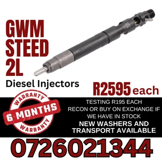 GWM Steed 2L diesel injectors for sale