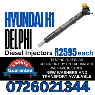 Hyundai H1 Delphi diesel injectors for sale