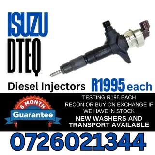 Isuzu Dteq diesel injectors for sale