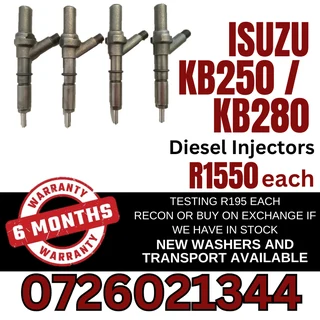 Isuzu KB250 / KB280 diesel injectors for sale