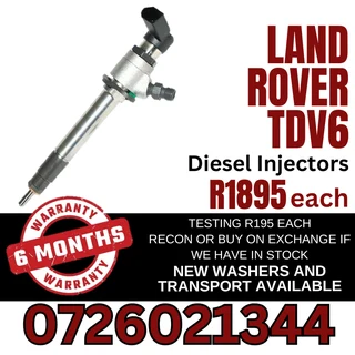 Land Rover TDV6 diesel injectors for sale