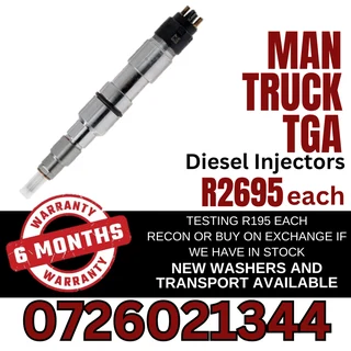 MAN Truck TGA diesel injectors for sale