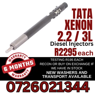 TATA Xenon 2.2 / 3L diesel injectors for sale