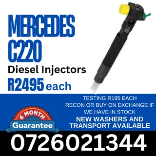 Mercedes C220 diesel injectors for sale