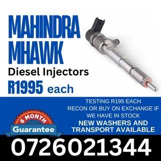 Mahindra Mhawk diesel injectors for sale