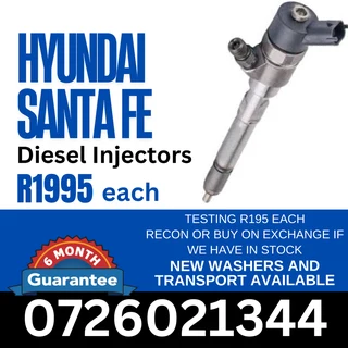 Hyundai Santa Fe diesel injectors for sale