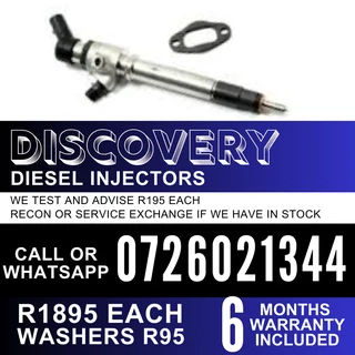 Discovery diesel injectors for sale