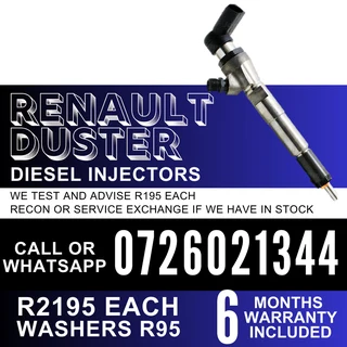 Renault Duster diesel injectors for sale
