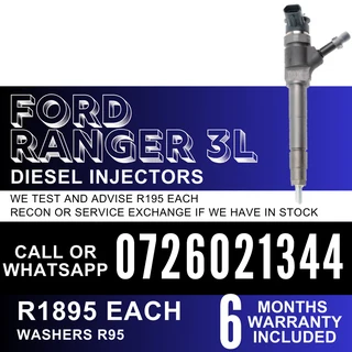 Ford Ranger 3L diesel injectors for sale