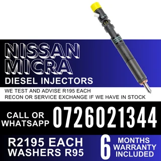 Nissan Micra diesel injectors for sale