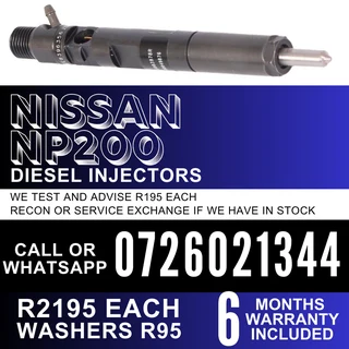 Nissan NP200 1.5L diesel injectors for sale